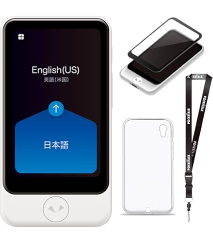 ☆☆☆ソースネクスト社製正規品〜ポケトーク翻訳機(グローバル通信２年付き〜１年以上残り有り)❣️ SOURCENEXT ソースネクスト ポケトークS Plus 通訳 + カメラ翻訳機